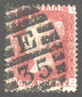 Great Britain Scott 33 Used Plate 190 - DL - Click Image to Close